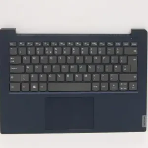 Ultima șansă Carcasa superioara cu tastatura palmrest Laptop, Lenovo, IdeaPad S340-14IIL Type 81VV, 5CB0S18471, AP2GK000470, Abyss Blue, layout UK