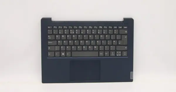 Ultima șansă Carcasa superioara cu tastatura palmrest Laptop, Lenovo, IdeaPad S340-14IIL Type 81VV, 5CB0S18471, AP2GK000470, Abyss Blue, layout UK