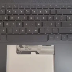 Preț promoțional Carcasa superioara cu tastatura palmrest Laptop Gaming, HP, Omen 16-K, N14413-271, N14413-001, iluminata RGB 20 pini, layout US (RO)