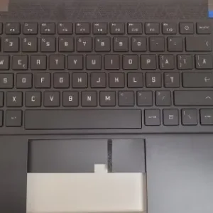 Popular Carcasa superioara cu tastatura Laptop, HP, Omen 15-EK, TPN-Q236, iluminata, RGB, M44656-001, M44656-271, layout US