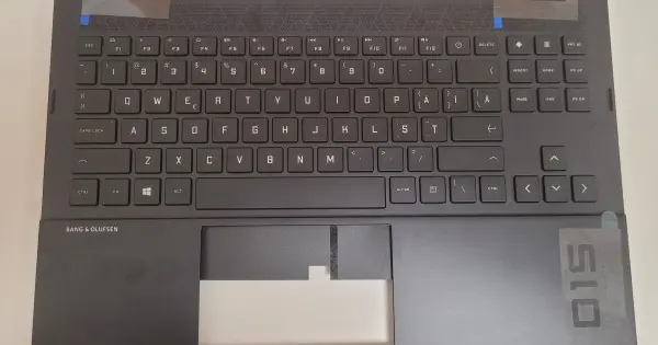 Popular Carcasa superioara cu tastatura Laptop, HP, Omen 15-EK, TPN-Q236, iluminata, RGB, M44656-001, M44656-271, layout US