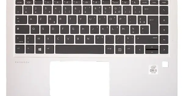 Ieftin Carcasa superioara palmrest cu tastatura Laptop, HP, ProBook 440 G6, 445 G6, 440 G7, 445 G7, L44589-051, ZHAN 66 Pro 14 G2, ZHAN 66 Pro 14 G3, argintiu, layout FR (franceza)