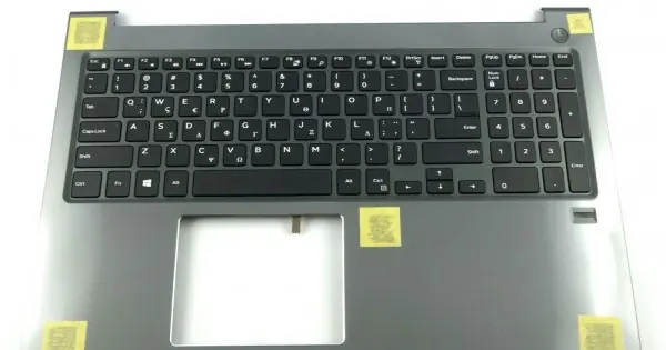 Carcasa superioara cu tastatura palmrest Laptop, Dell, Vostro 15 5568, V5568, FCN57, 0FCN57, HMPR5, 0HMPR5, 1DGFC, 01DGFC, AM1Q0000100, AM1Q0000600, cu fingerprint si iluminare, layout GR Ofertă