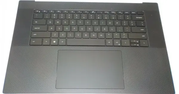 Carcasa superioara cu tastatura palmrest Laptop, Dell, XPS 17, 9700, 9710, 0DW67K, DW67K, second-hand Preț promoțional