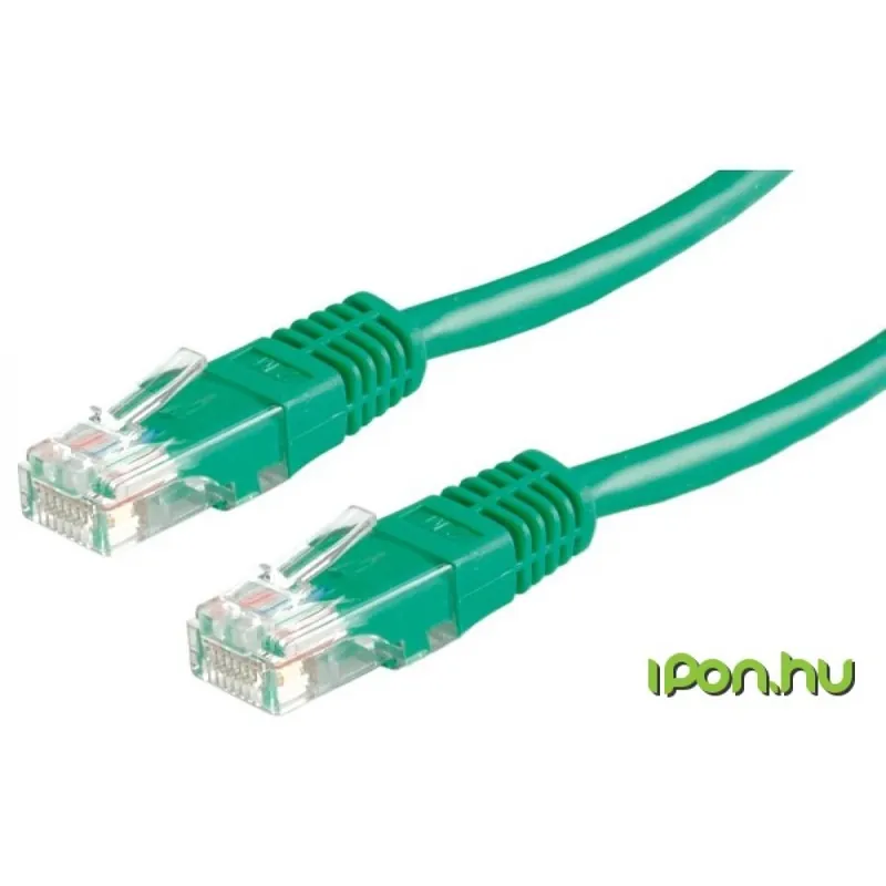 Vezi acum ROLINE UTP CAT5E Conector verde 50cm 21.15.0523-100