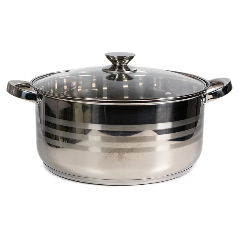 Ofertă TOO LP-7170-10L Fazék/lábas+fedő 30x14.5cm premiu inoxidabil