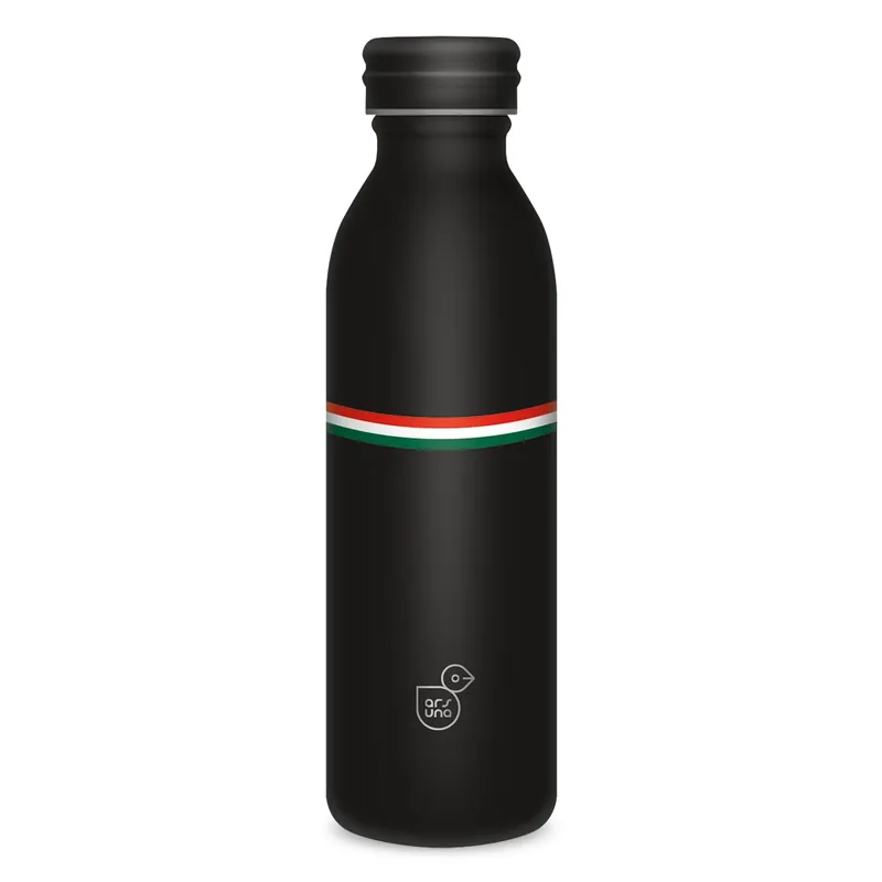 ARS UNA 5399 Flag Black 24 perete dublu fémkulacs 600ml Calitate înaltă