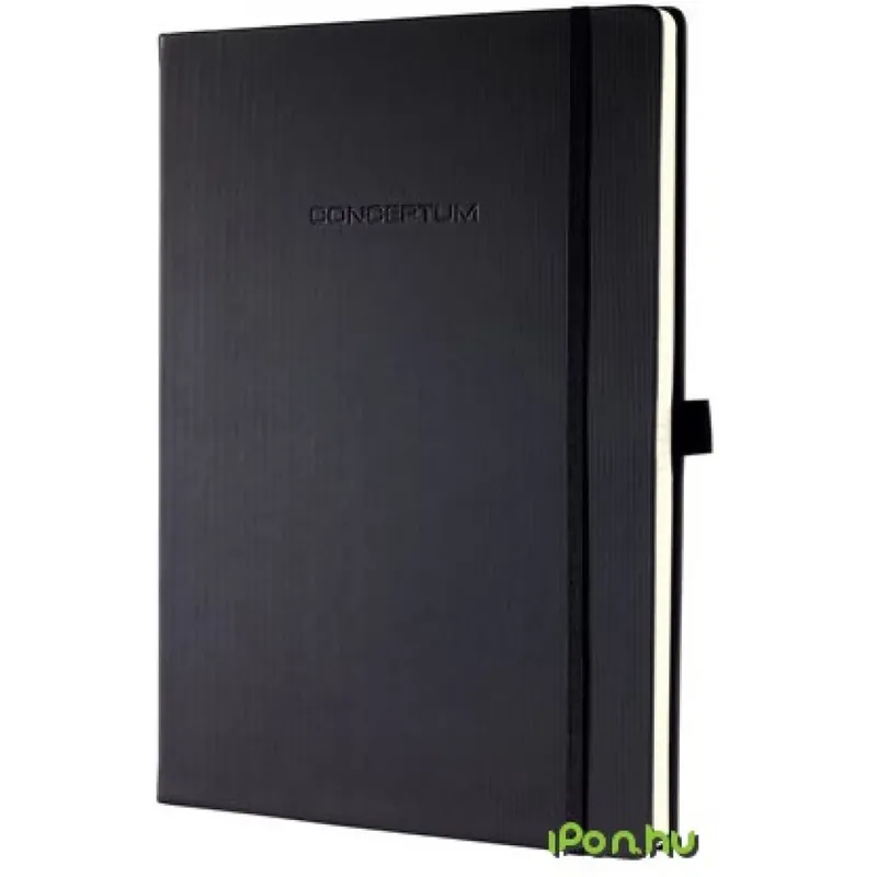 Preț promoțional SIGEL Caiet exclusiv A4 linia 194 lap Hardcover Conceptum negru