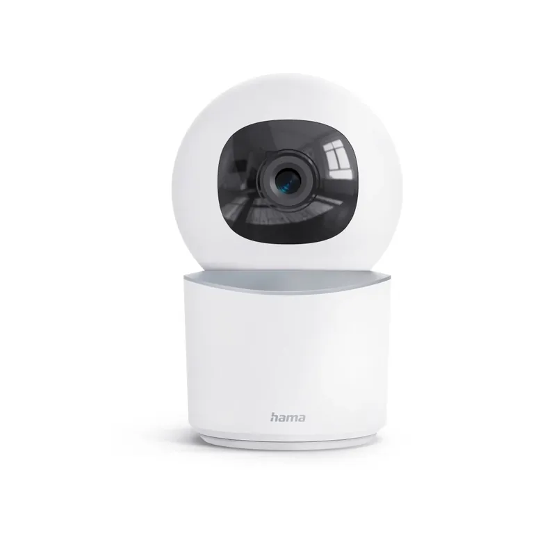 HAMA inteligent WiFi cameră 1080P vedere nocturnă de interior mobil alb Retur ușor