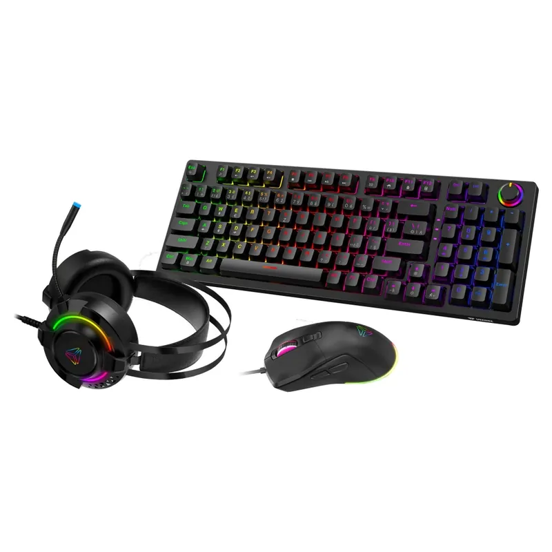 YENKEE YGS 03 Eclipse Premium Gaming set US engleză negru Premium