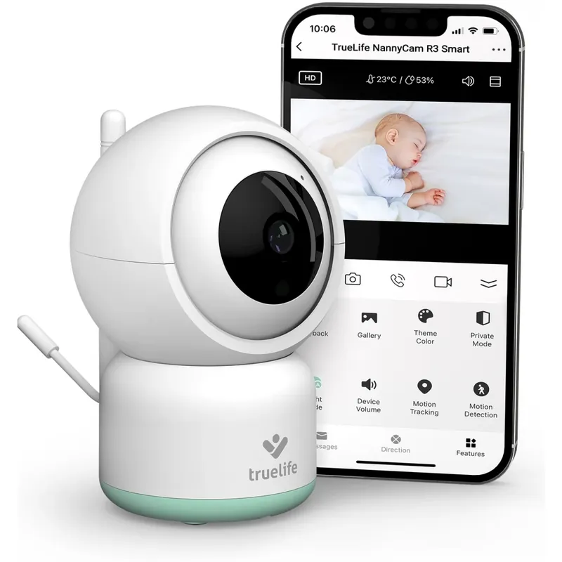 TRUELIFE NannyCam R3 Smart rotativ baby monitor Smart cerere Reducere specială