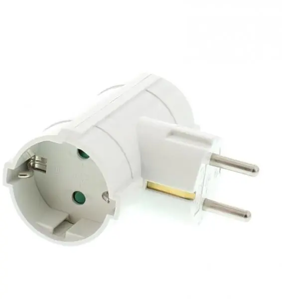 Reducere WELL ELAD-2SH/01-WL mural Splitter 2 priză alb