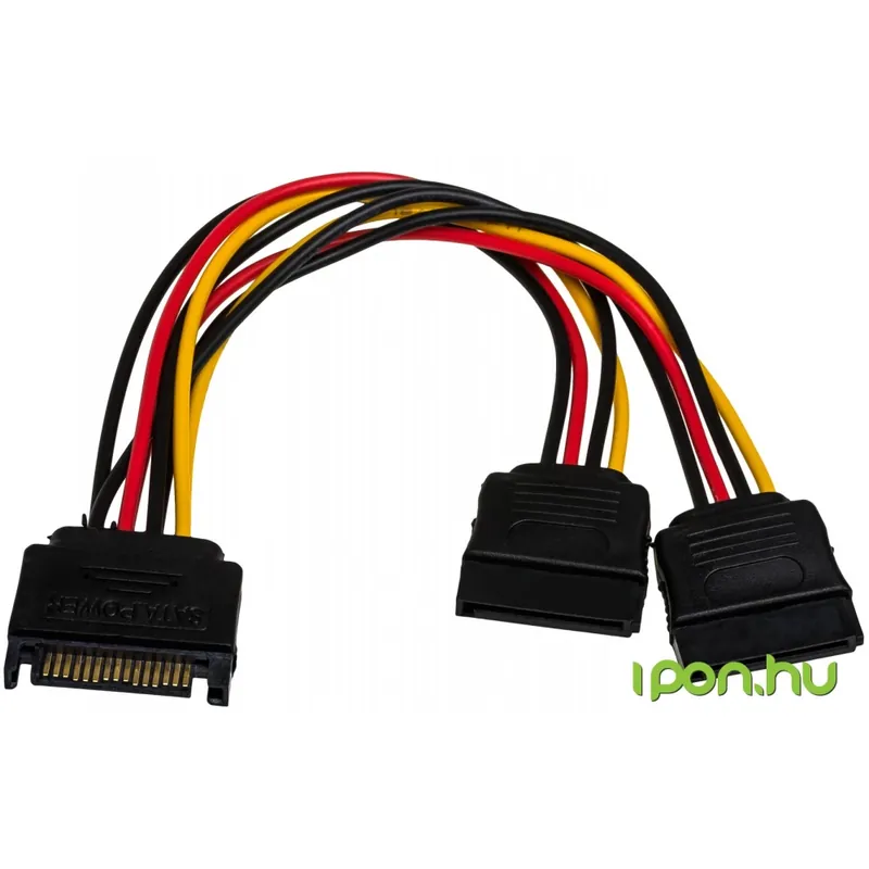 Livrare gratuită AKYGA SATA PSU Splitter Negru 15cm AK-CA-31