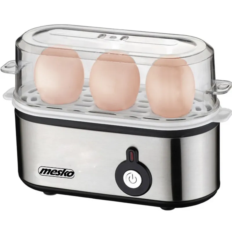 Reducere extra MESKO MS4485 Aparat de gătit ouă 3 buc ou argint / negru