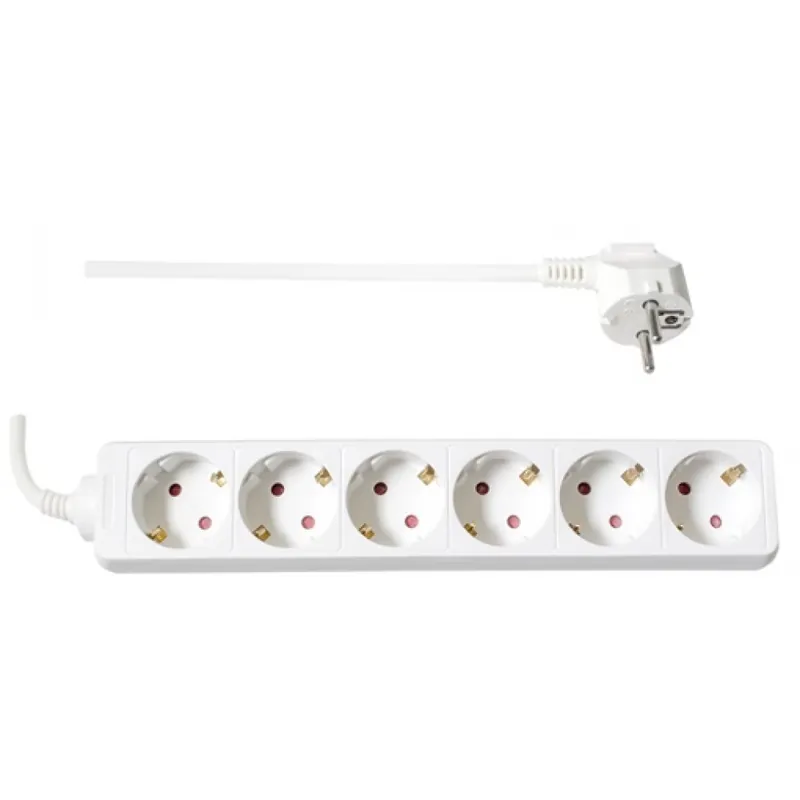 Comandă acum TOO PSW-615 Splitter 6 priză 1.5m alb