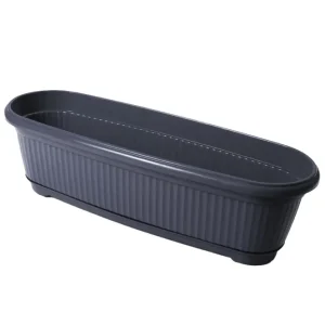 Discount FLAIR Flora cutie de flori cu spălătorie 60 cm antracit