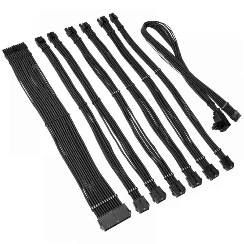 KOLINK Core Pro împletite kábelhosszabbító kit 12V-2x6 Type 1 negru Preferatul clienților