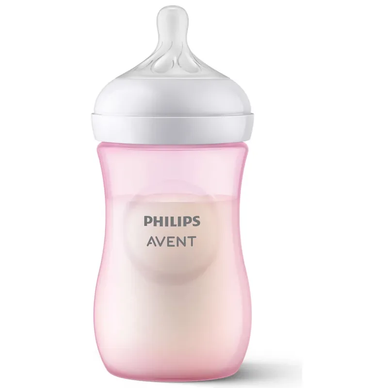 PHILIPS Avent Natural Response biberon 260ml 1m+ roz Cel mai vândut