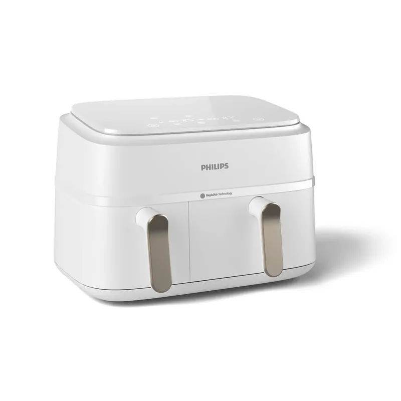 PHILIPS Airfryer 3000 DualBasket aer cald cuptor 9L NA353/10 Discount