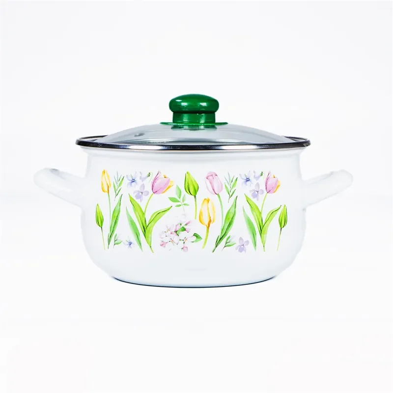 TOO BELLY TULIP 2.8L 18cm cratiță (fazék) sticlă cu capac Mai ieftin