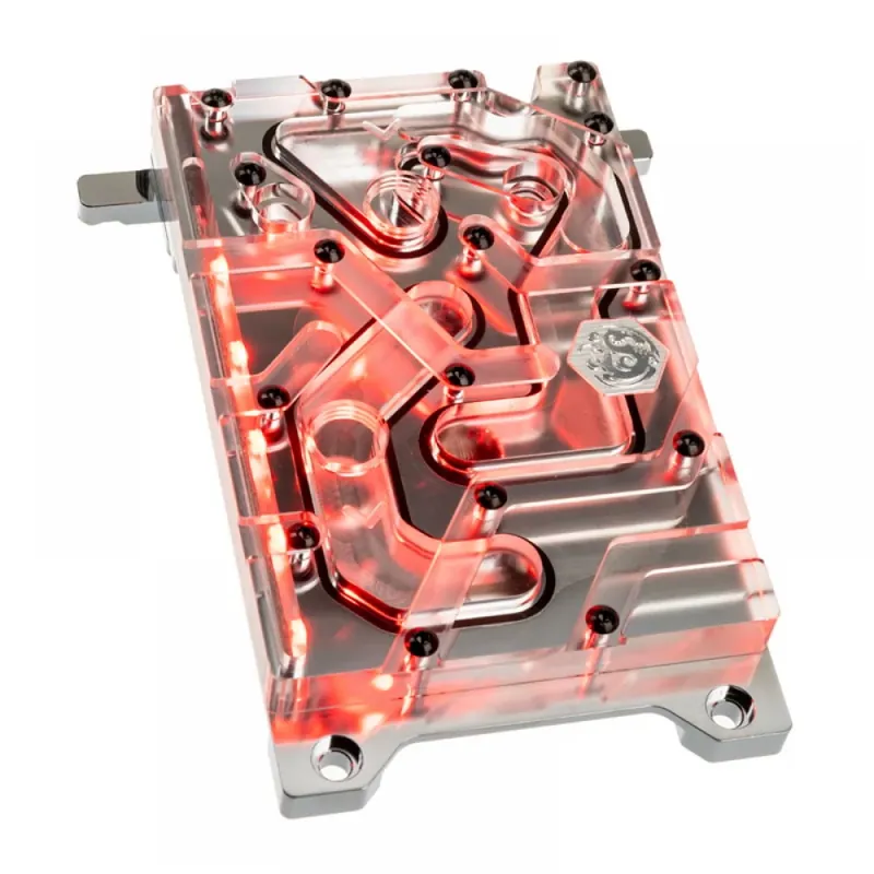 BITSPOWER MX399CB mono CPU hűtőblokk RGB - nichel Cumpără acum
