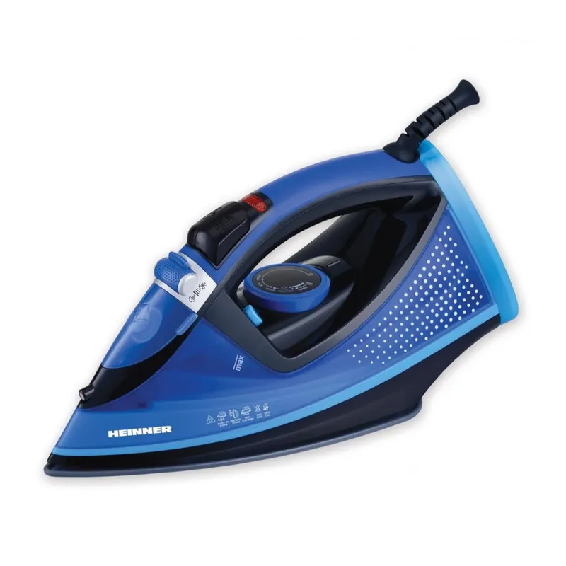 Livrare expres HEINNER Cu aburi fier de călcat 320ml 108g/perc 2400W Albastru HSI-2400LT