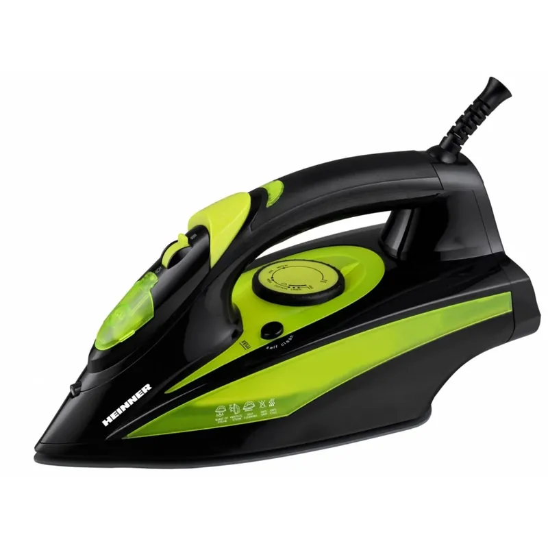 Chilipir HEINNER Cu aburi fier de călcat 330ml 70g/perc 2400W Negru/Verde XI-6060-GR