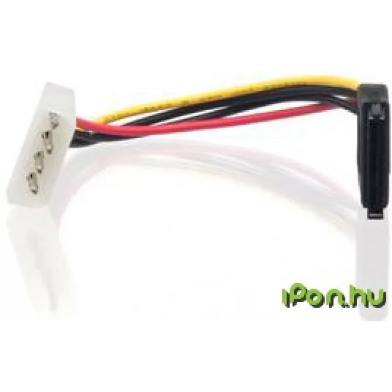 4WORLD Molex SATA Convertor Negru-Alb 15cm 06857 Popular