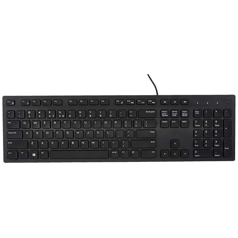 Livrare rapidă DELL KB216 UK engleză negru