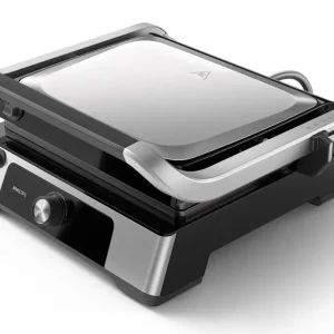Ultima șansă PHILIPS HD6301/90 Series 5000 contact grill 2200W Ezüst/Fekete
