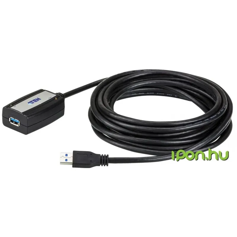 Transport gratuit ATEN USB 3.0 prelungitor Negru 5m UE350A-AT