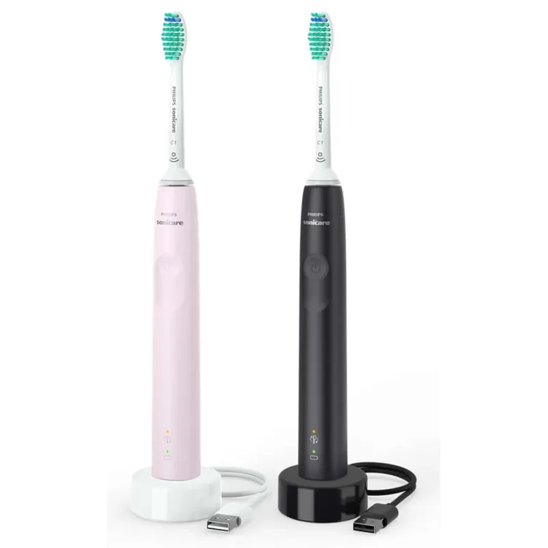 Preferatul clienților PHILIPS HX3675/15 Sonicare electric periuţă de dinţi dupla rózsaszín+fekete