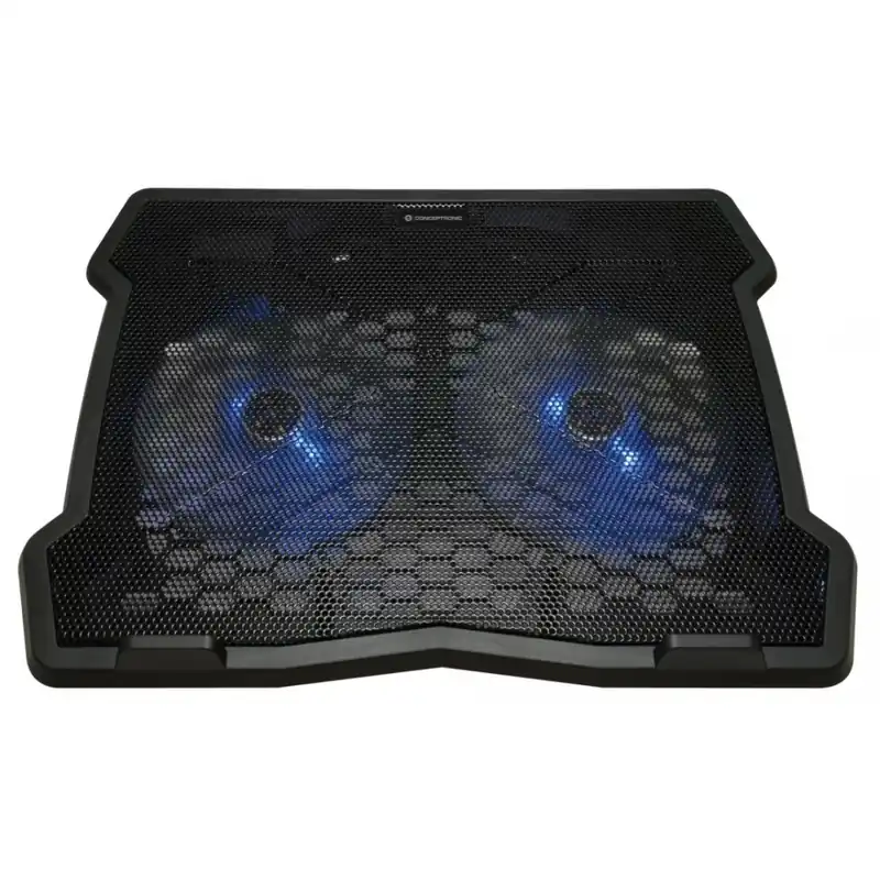 Expediere rapidă CONCEPTRONIC THANA06B 2-Fan Laptop Cooling Pad
