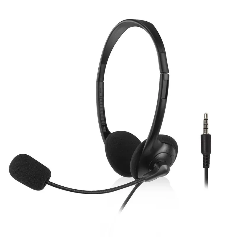 ACT CONNECTIVITY AC9330 Headset 3.5 mm audiocsatlakozóval negru Retur ușor
