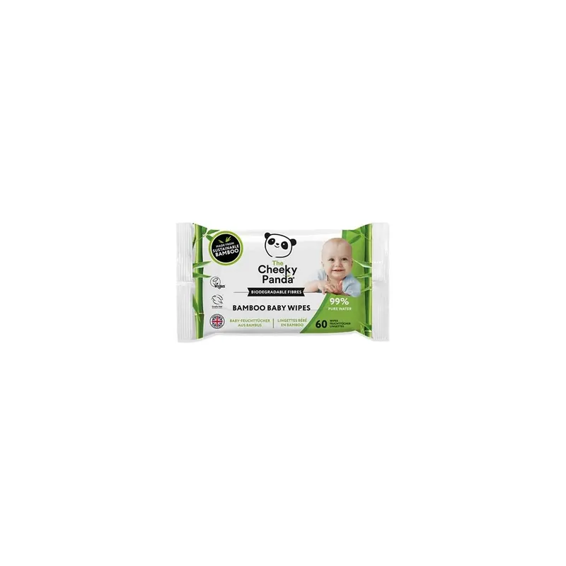 Preț mic Cheeky Panda baba șervețel de curățare bambus degradabil neparfumat 60buc