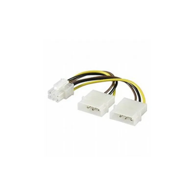 Transport gratuit Molex PCI Express 6 pin Convertor Alb 5cm XFYKABTAPPCIE6
