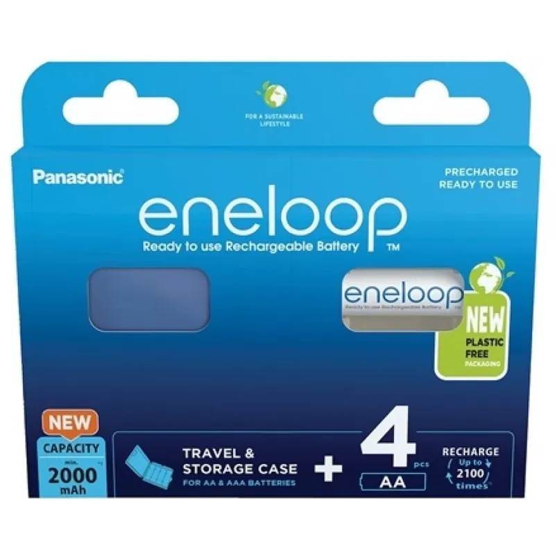 Nu rata PANASONIC Eneloop creion acumulator (AA) 2000mAh 4buc + cutie