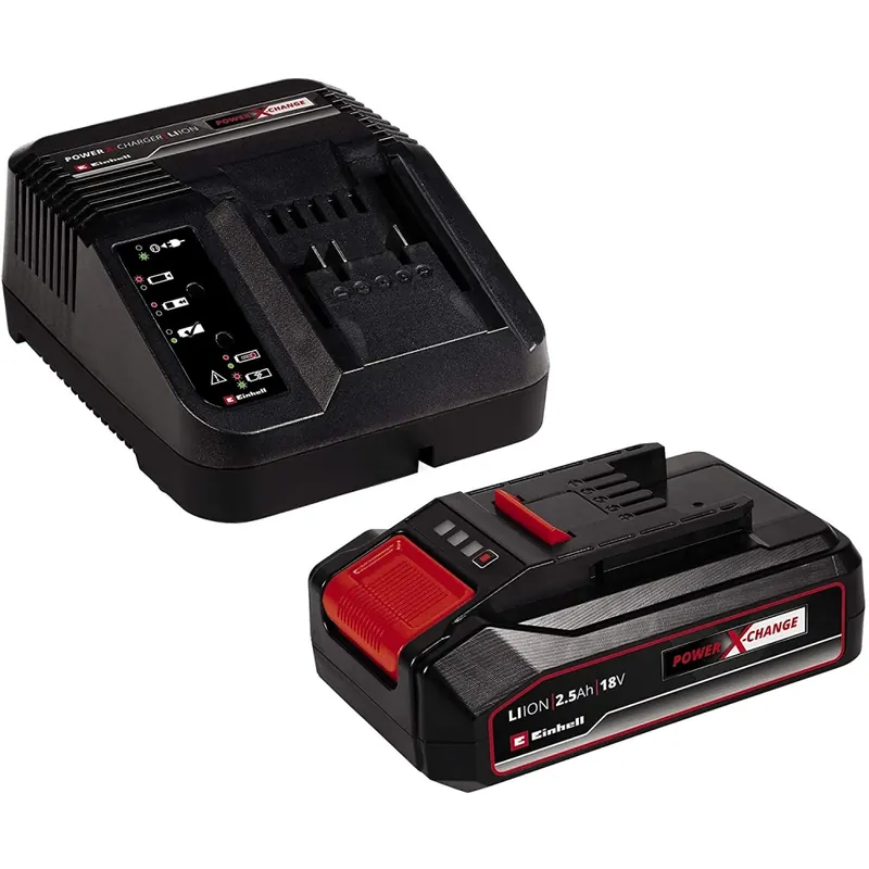 Bestseller EINHELL 2.5Ah 18V Power-X-Change Starter-Kit acumulator + încărcător