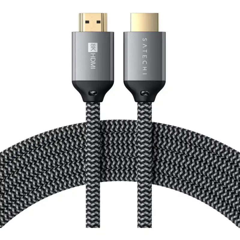 SATECHI HDMI 2.1 Conector Gri 2m ST-8KHC2MM Lichidare de stoc