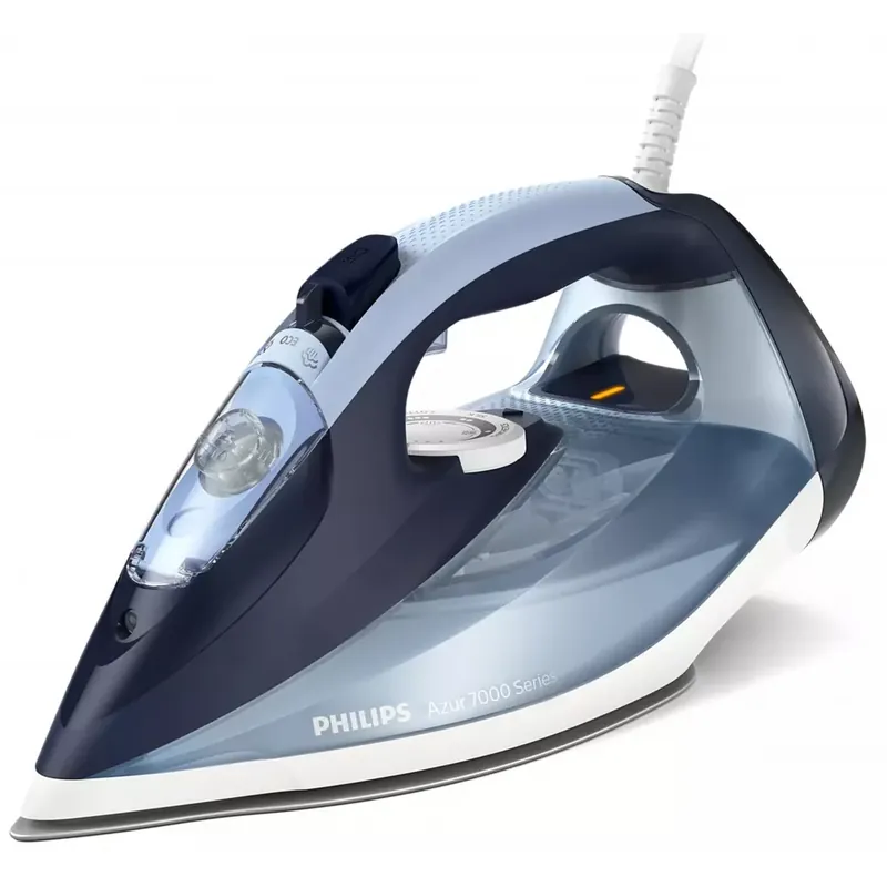 Disponibil imediat PHILIPS DST7020/20 Azur Series 7000 Fier de călcat HV cu abur Fier de călcat Louros/ pamutkék