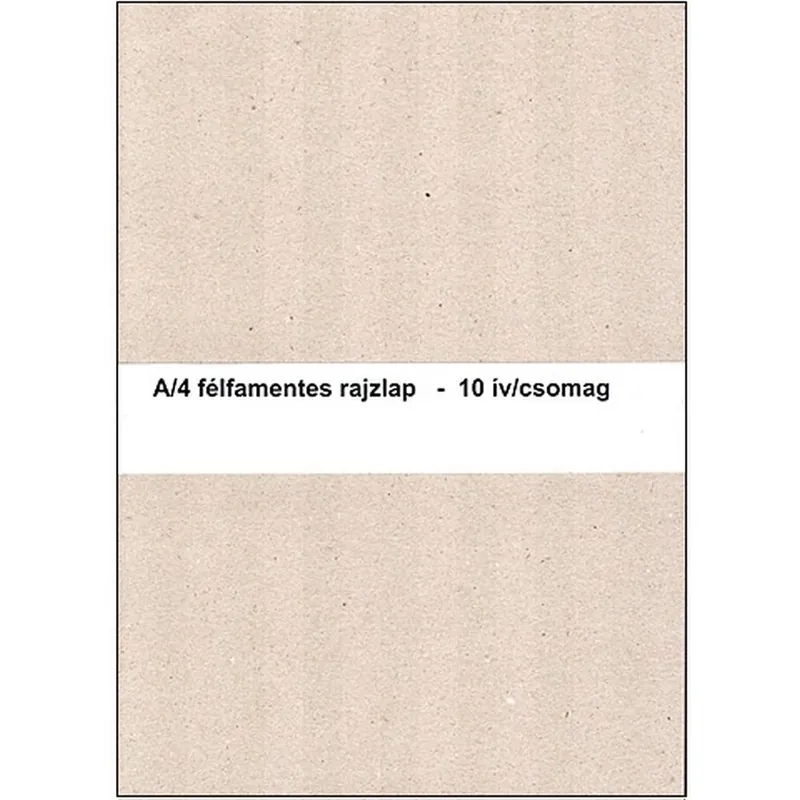 A4 félfamentes rajzlap 10 bucată / pachet Popular