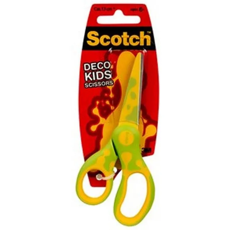 Preferatul clienților 3M SCOTCH Kids 1641 13cm-es ascuțit color foarfece pentru copii
