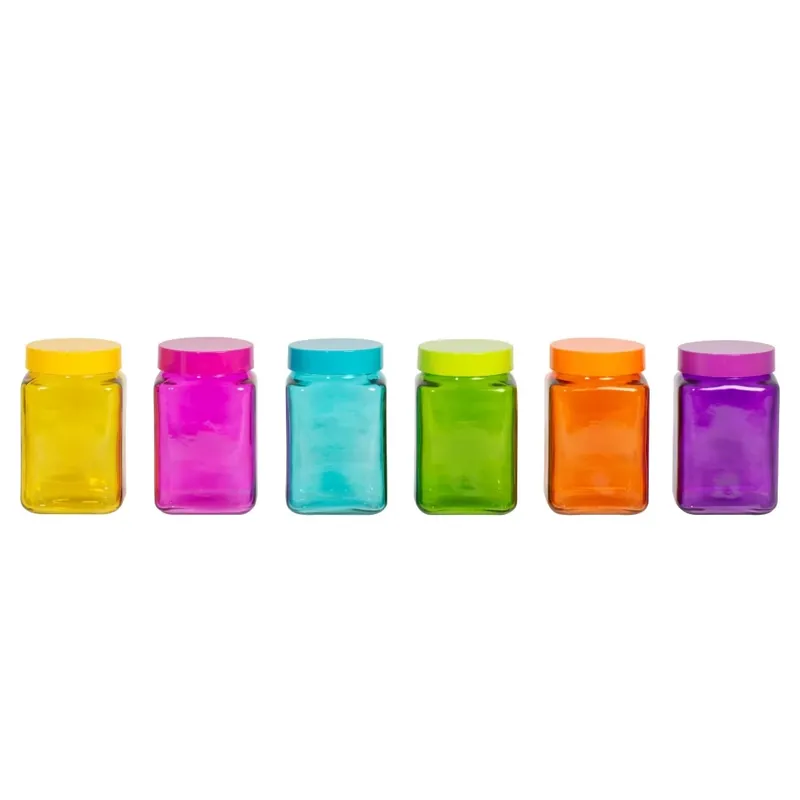 Chilipir HEREVIN 147019-000 Colours Mix dreptunghiular sticlă suport pentru condimente 1500ml