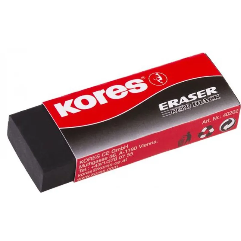 KORES KE-20 Cauciuc negru Ofertă de sezon