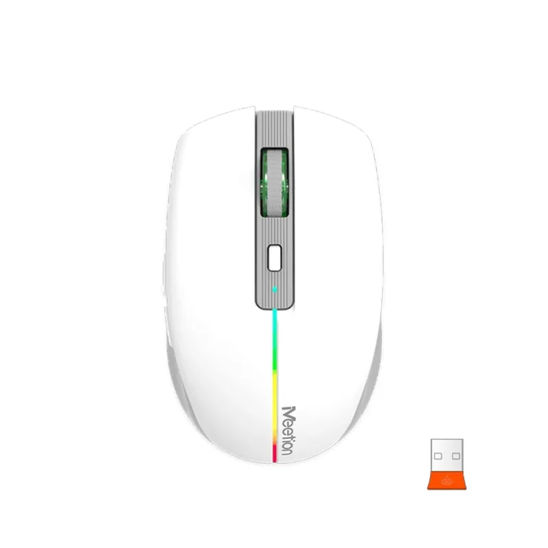 MEETION BTM002 Silent Wireless alb Super ofertă