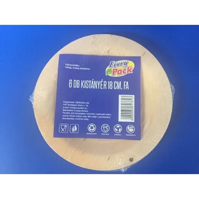 15047 Fa farfurie plata 18 cm 6 db/cs Cumpără online