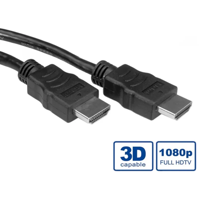 Doar azi HDMI Conector Negru 2m s-3672