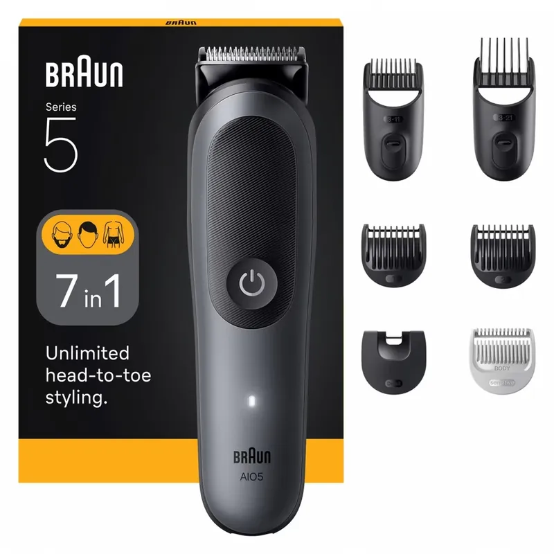 BRAUN AIO 5520 7in1 Multifuncţional păr de pe corp îngrijire Reducere specială