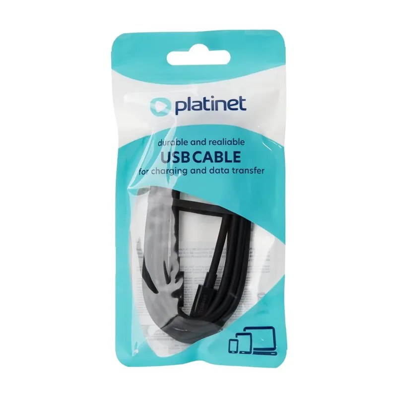 PLATINET USB 2.0 Type C Conector Negru 1.5m PSCCC1100TB Cumpără acum