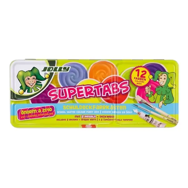 Livrare rapidă JOLLY Supertabs acuarelă set 12 bucăţi
